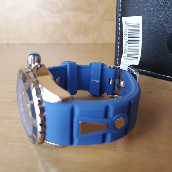 KYBOE! Collection Quartz 40mm Mineral Silicone Blu - Picture 6 of 8